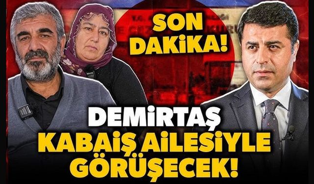 Rojin Kabaiş'in babası Demirtaş ile görüşecek