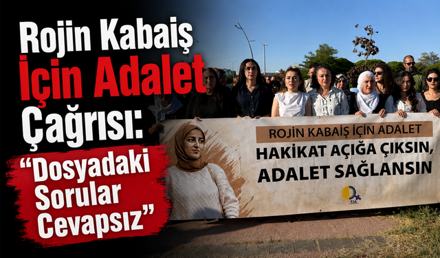 Van'da Rojin Kabaiş için YYÜ önünde adalet çağrısı