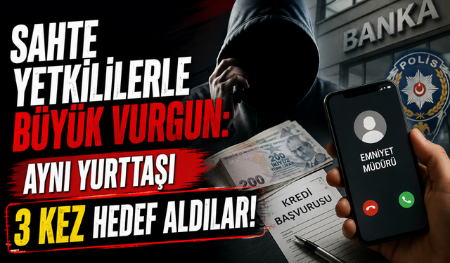Dolandırıcılıkta yeni yöntem: sahte bankacı ve emniyet müdürü!
