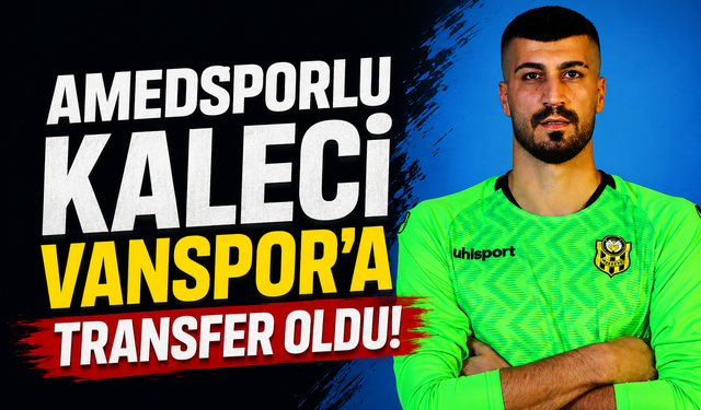 Amedsporlu kaleci Vanspor'a transfer oldu!