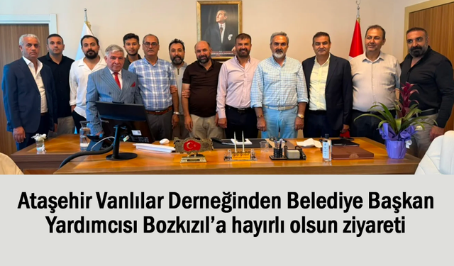 Başkan Bozkızıl’a hayırlı olsun ziyaretleri sürüyor