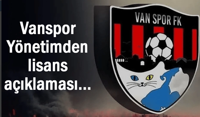 Vanspor’da ilk maç öncesi yönetimden açıklama...