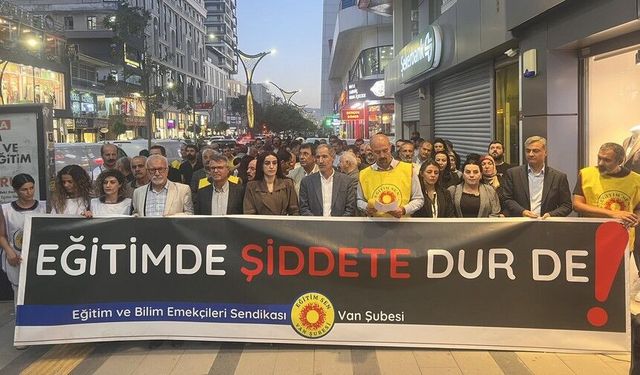 Van Eğitim Sen; Güvenli bir gelecek istiyoruz
