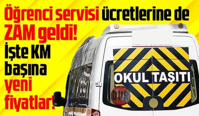 Van'da okul servis ücretleri belli oldu!