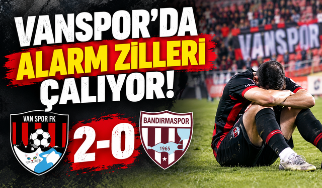 Vanspor’da kötü gidişat sürüyor: 19’uncu sırada!