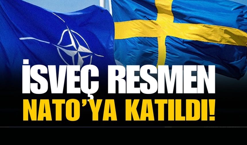 NATO'nun yeni üyesi İsveç oldu