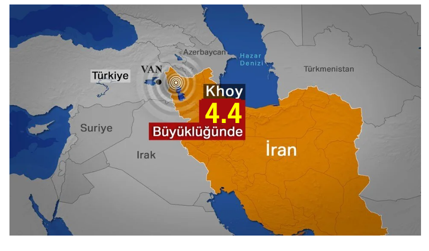 İran sınırında 4.4 şiddetinden deprem: Van'da hissedildi