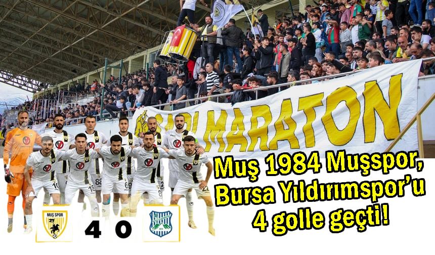 Muşspor, Bursa Yıldırımspor'u eledi ikinci turdaki rakibi Plevne spor oldu