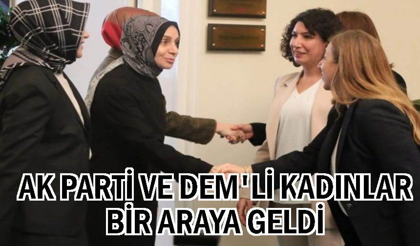 AK Parti Kadın Heyeti ile DEM Parti Kadın Meclisi Meclis’te Buluştu!