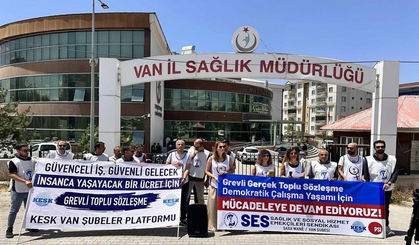 'Demokratik zeminde grevli bir toplu sözleşme istiyoruz'