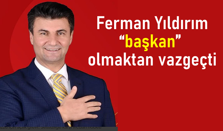 İş İnsanı Ferman Yıldırım çark etti!