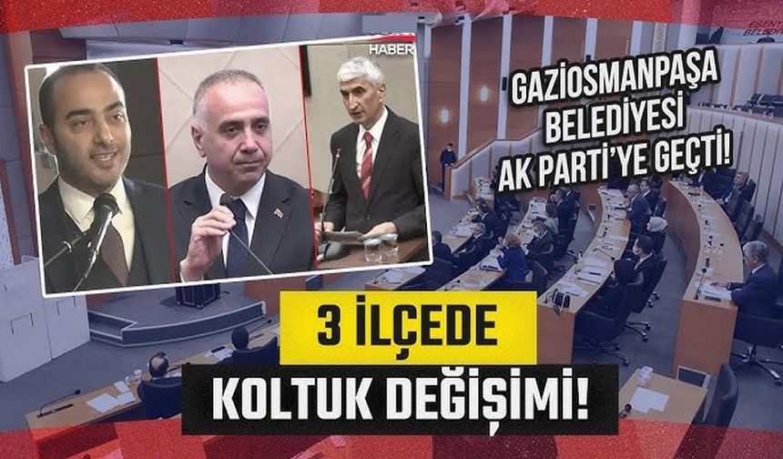 3 belediyede seçim: 2 Belediye CHP 1 AKP’ye geçti