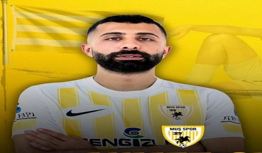 Muşspor 2. Lig yolundaki emekçisi Ahmet Sun ile 2 yıllık imzayı attı
