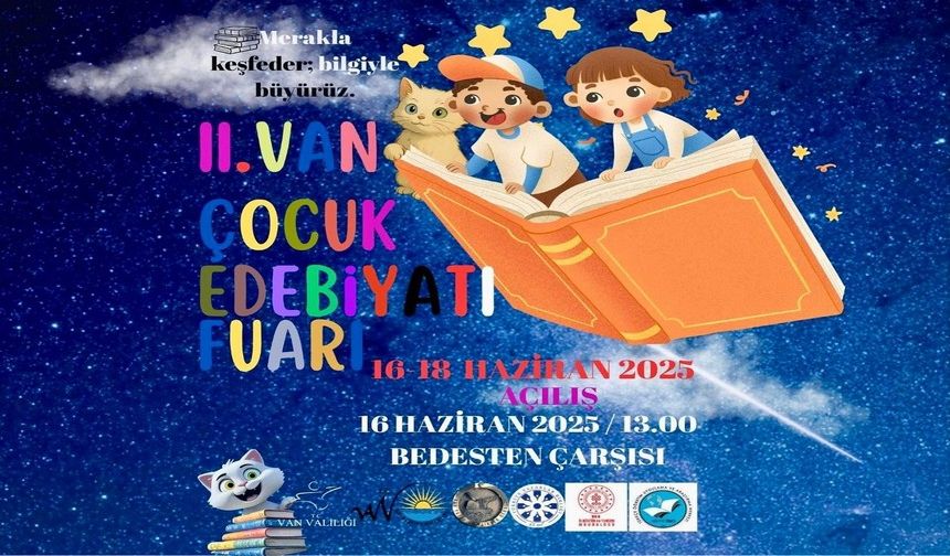 Van'da II. Çocuk edebiyat fuarı açıldı...!