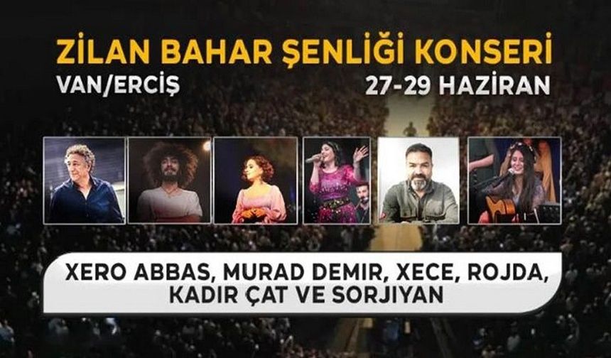 Van Erciş’te 1. Zilan Bahar Şenliği Başlıyor