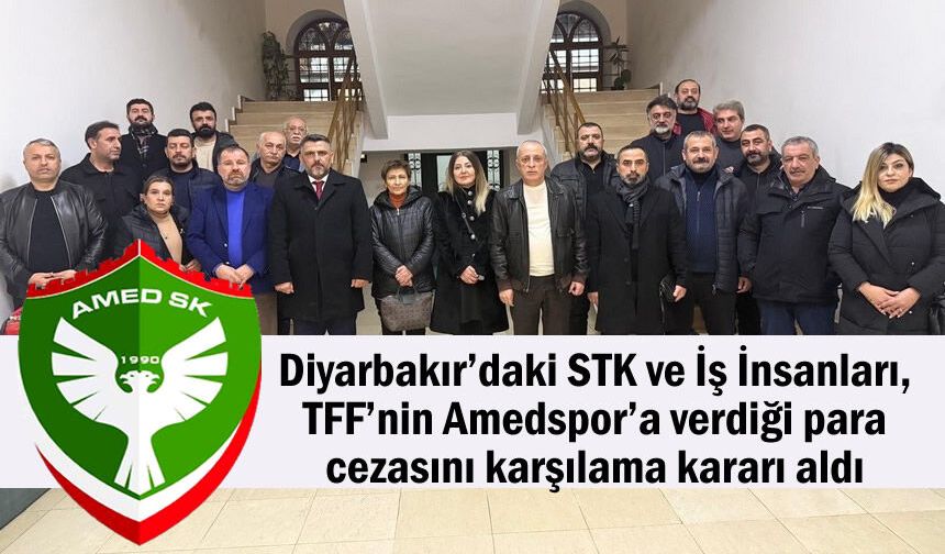İş İnsanları, Amedspor’a verilen cezayı ödeme kararı aldı