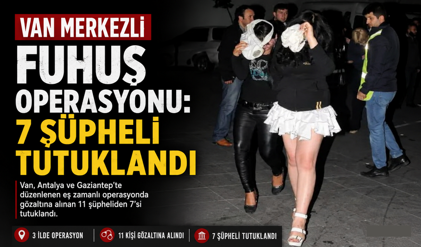 Van Merkezli Operasyon: 7 Şüpheli Tutuklandı