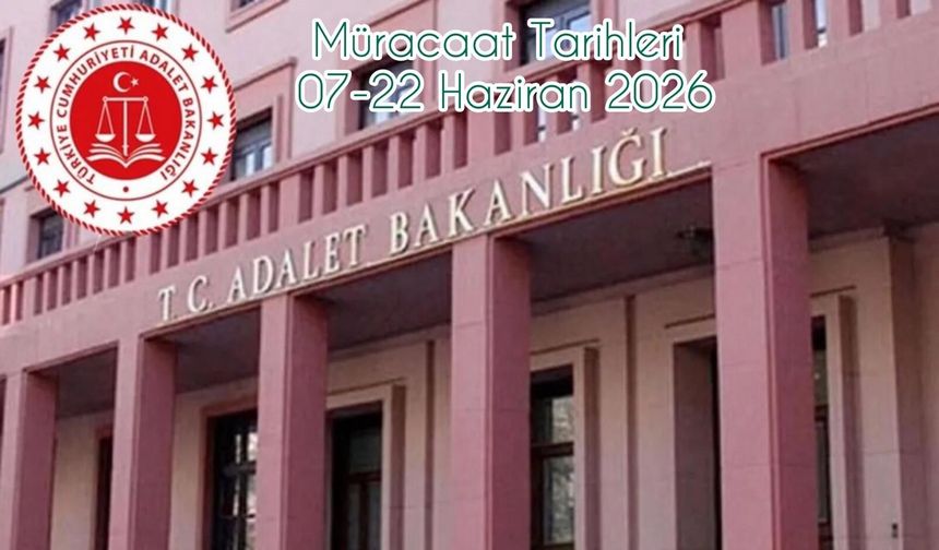 Adalet Bakanlığı 15 bin personel alımı yapacak!