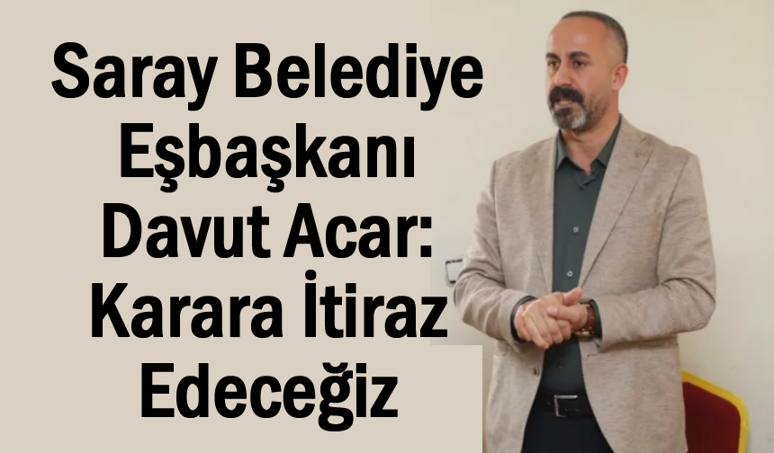 Eşbaşkan Acar: Sorumluluk Sadece Belediyeye Yüklenemez