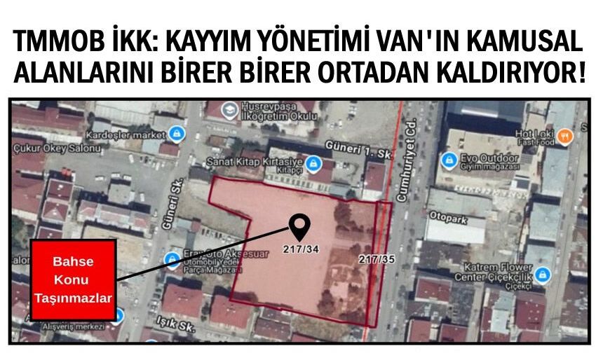 Van İKK: "Kayyım Yönetimi Van'ın Kamusal Alanlarını Ortadan Kaldırıyor"