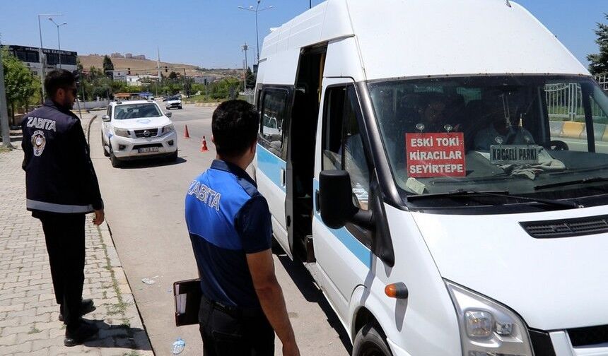 Van Edremit'te Toplu Taşımaya Sıkı Zabıta Denetimi