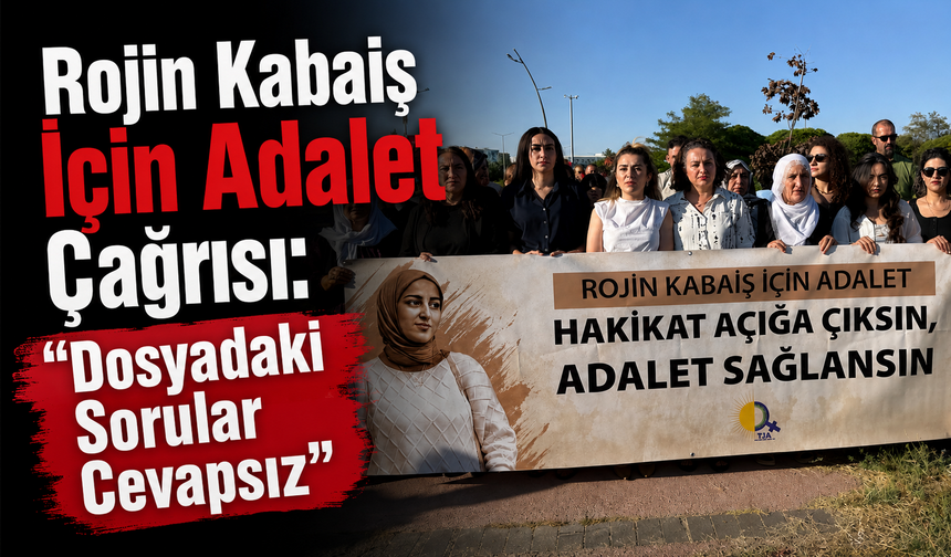 Van'da Rojin Kabaiş için YYÜ önünde adalet çağrısı