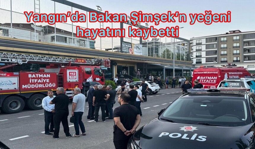 Batman Spor salonunda yangın: 2 ölü, 9 yaralı