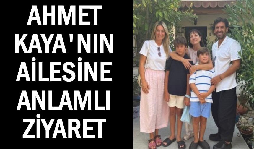 Mumcu'dan Ahmet Kaya ailesine ziyaret!