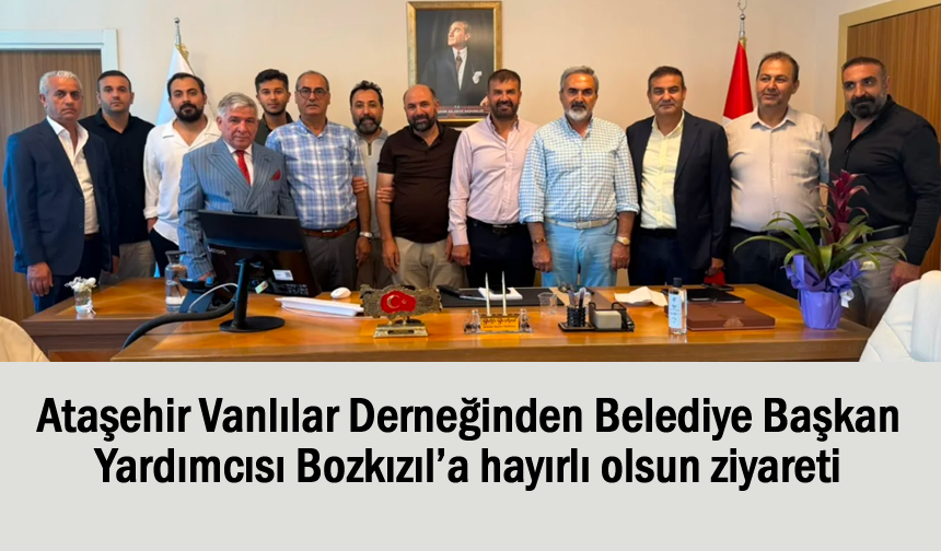 Başkan Bozkızıl’a hayırlı olsun ziyaretleri sürüyor