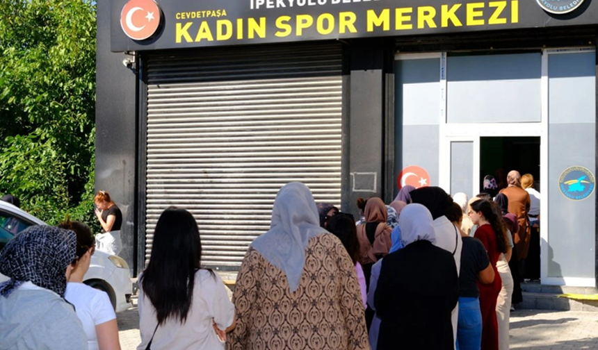 İpekyolu'nda kadın spor merkezlerine yoğun ilgi!