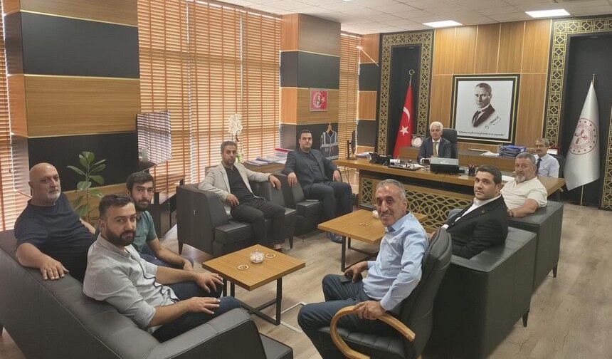 Van ESOB heyetinden Defterdar Gündoğdu’ya ziyaret