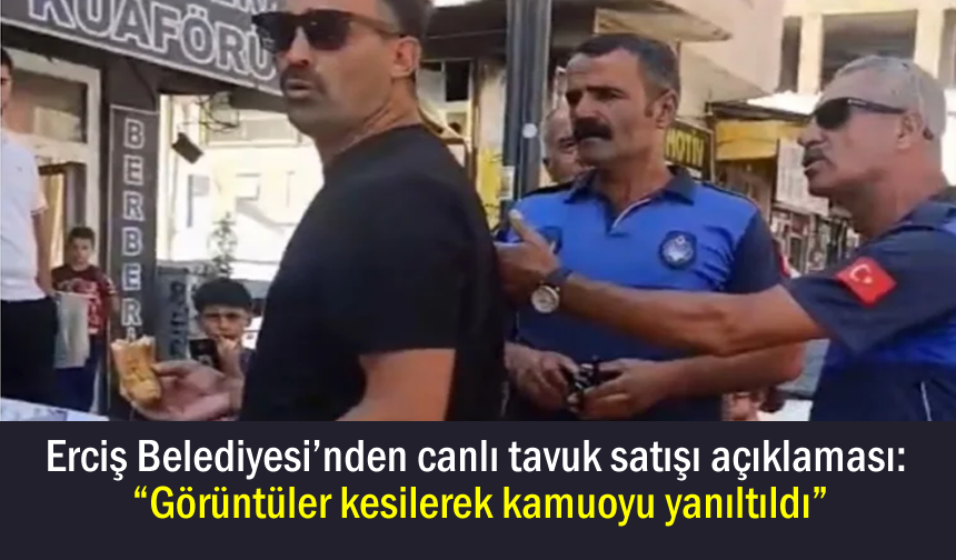 Erciş Belediyesi: “Görüntüler kesilerek kamuoyu yanıltıldı”