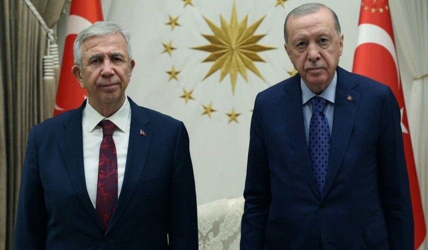 Cumhurbaşkanı Erdoğan, Mansur Yavaş’ı Beştepe’de kabul etti