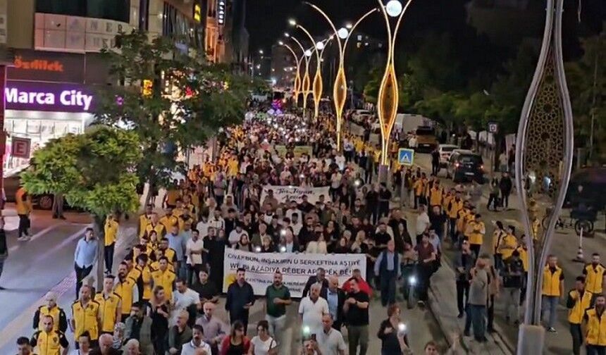 Van'da 1 eylül Dünya barış günü yürüyüşü