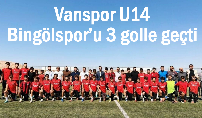 Vanspor 12 Bingölspor’u 3 golle geçti