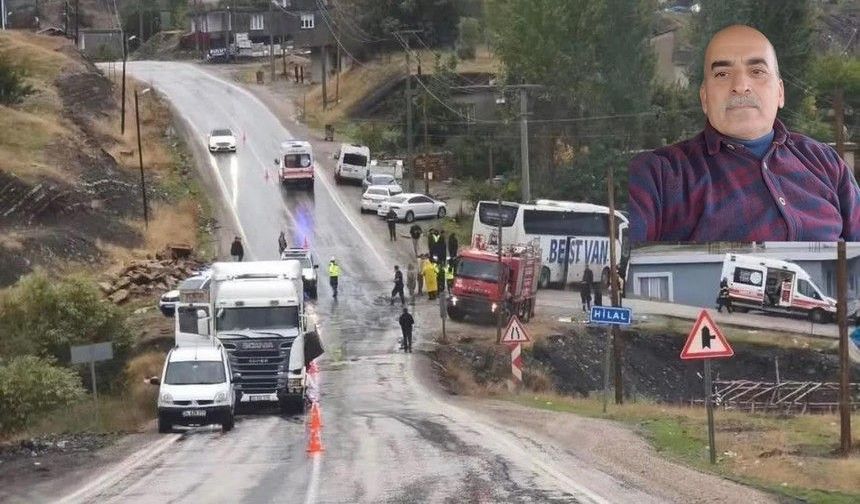 Van yolcu otobüsü kazasında şoförün kimliği belli oldu