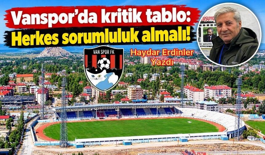 Tribünler boş, Vanspor yalnız: Van nerede?