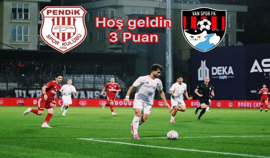 Vanspor’dan Pendik’te kritik geri dönüş: 2-1