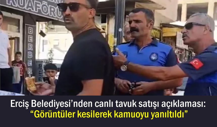 Erciş Belediyesi: “Görüntüler kesilerek kamuoyu yanıltıldı”