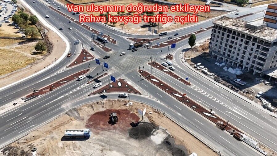 Van-Bitlis ve Muş yolundaki Rahva Kavşağı tamamlandı