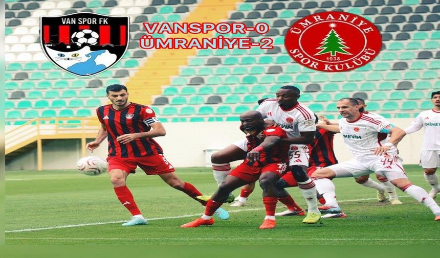 Vanspor yine yıkıldı! Ümraniyespor karşısında ağır darbe